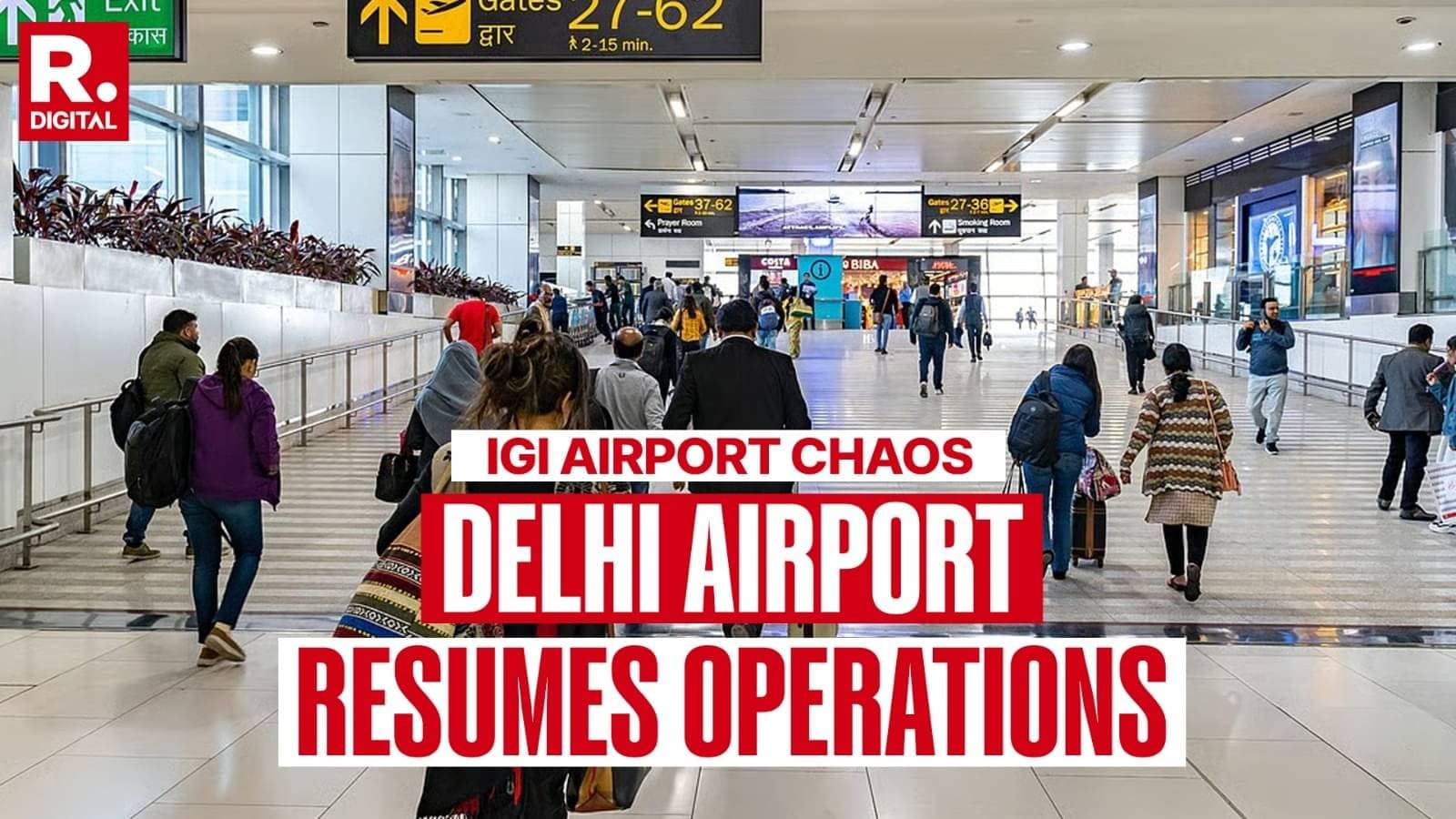 Delhi IGI Airport Resumes Flight Operations After AMSS Glitch Delays Over 200 Flights