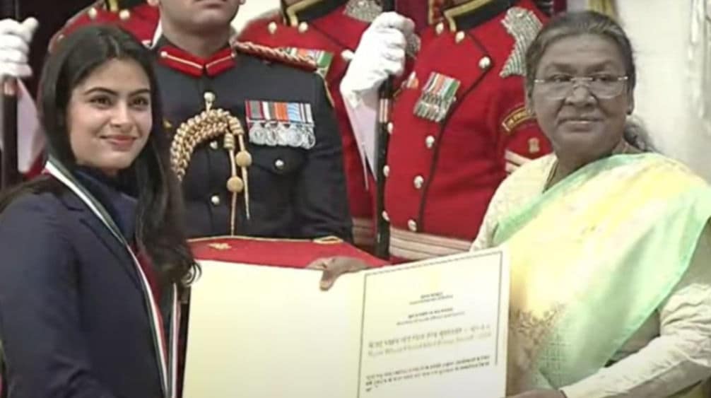 Manu Bhaker, Gukesh Among Four to Receive Khel Ratna From President Murmu at Rashtrapati Bhavan