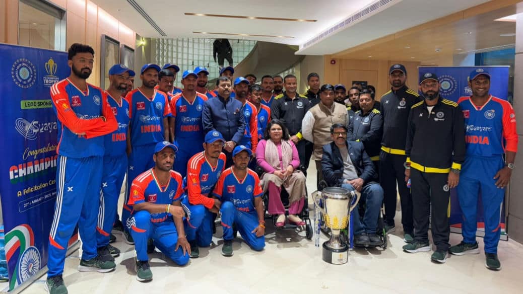 Team India Felicitated By DCCI After Grand Victory In PD Champions Trophy 2025