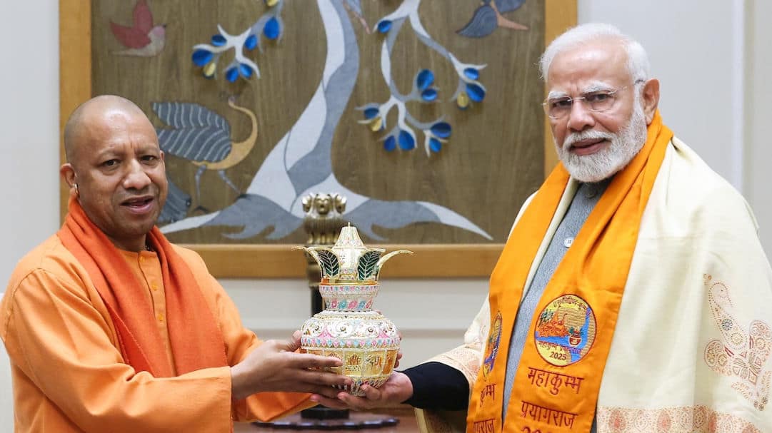 CM Yogi Meets PM Modi Ahead Of Mahakumbh