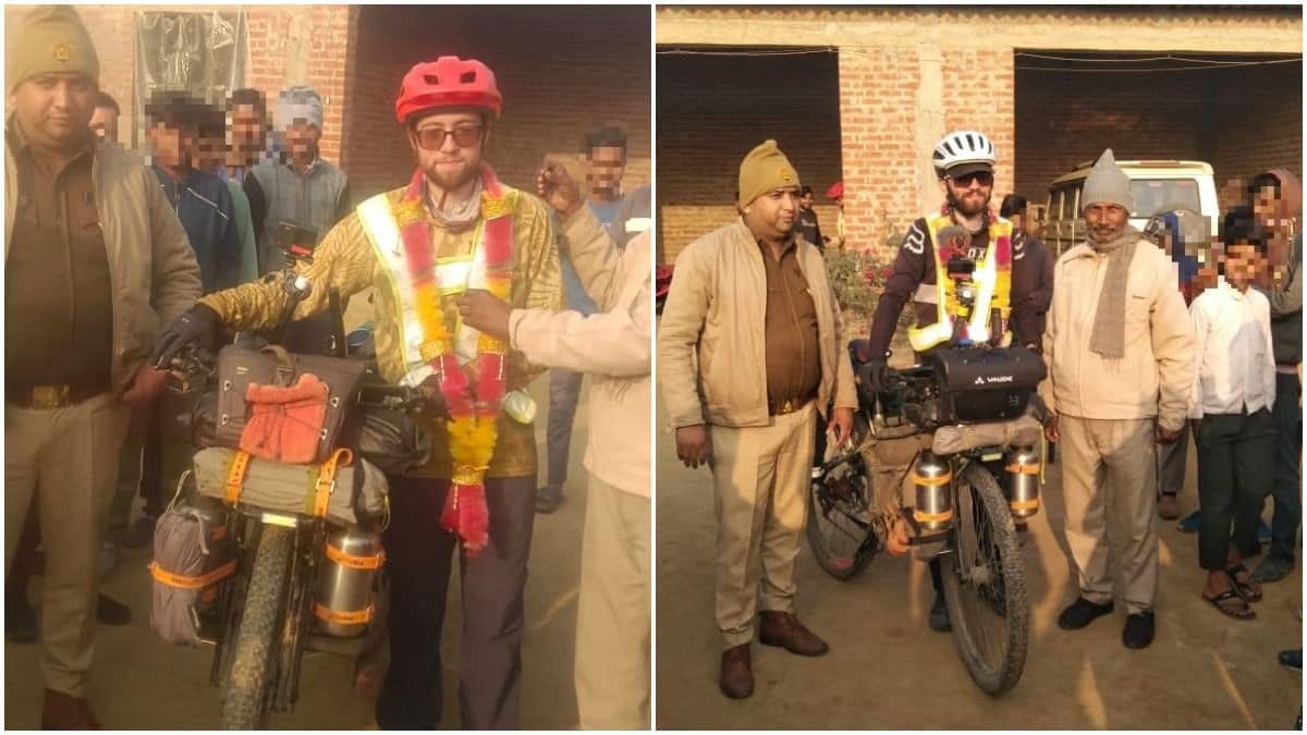 2 French Cyclists Track Google Maps To Reach Nepal From Delhi, End Up Reaching UP’s Bareilly