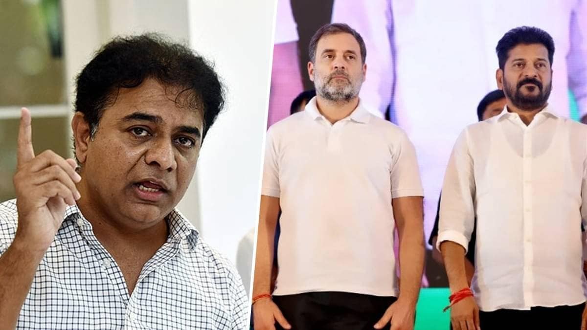 ‘Fake Promises,’ ‘Failed Policies’: KTR Attacks Rahul Gandhi, Revanth Reddy For Destroying ‘Livelihoods of Auto Drivers’ in Telangana
