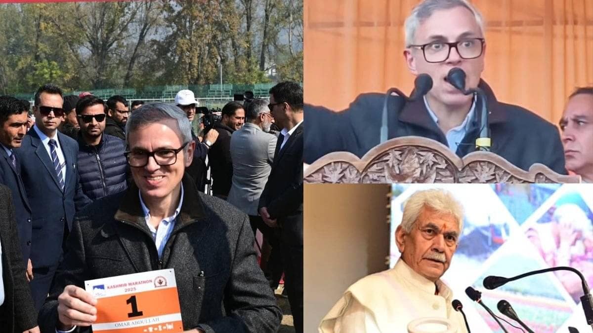 J&k Governance in Focus: Sinha’s Call to Deliver, Omar’s Call to Verify