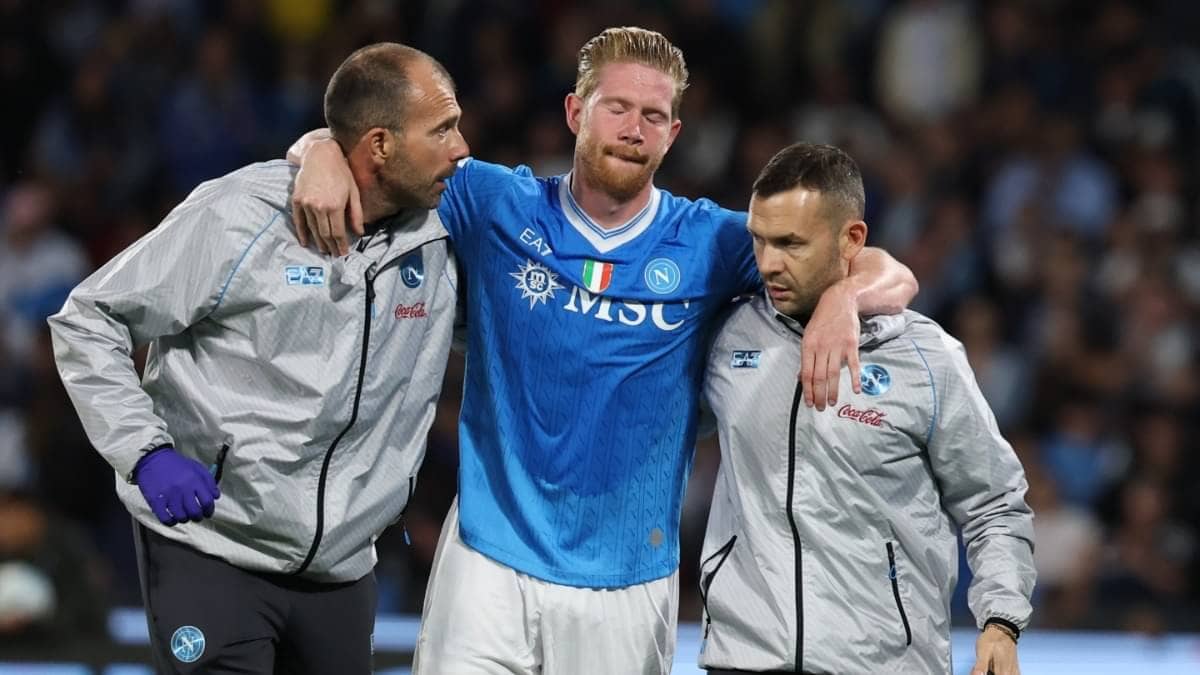 Napoli Suffer Huge Blow As Kevin De Bruyne Likely To Miss Rest Of 2025 After Sustaining Serious Thigh Injury