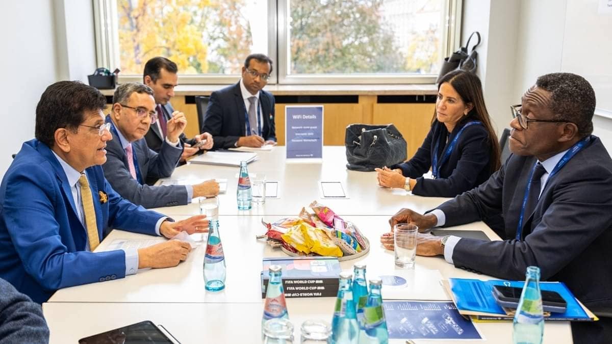 Piyush Goyal Discusses India-US Financial Cooperation With Bank Of America’s President Bernard Mensah