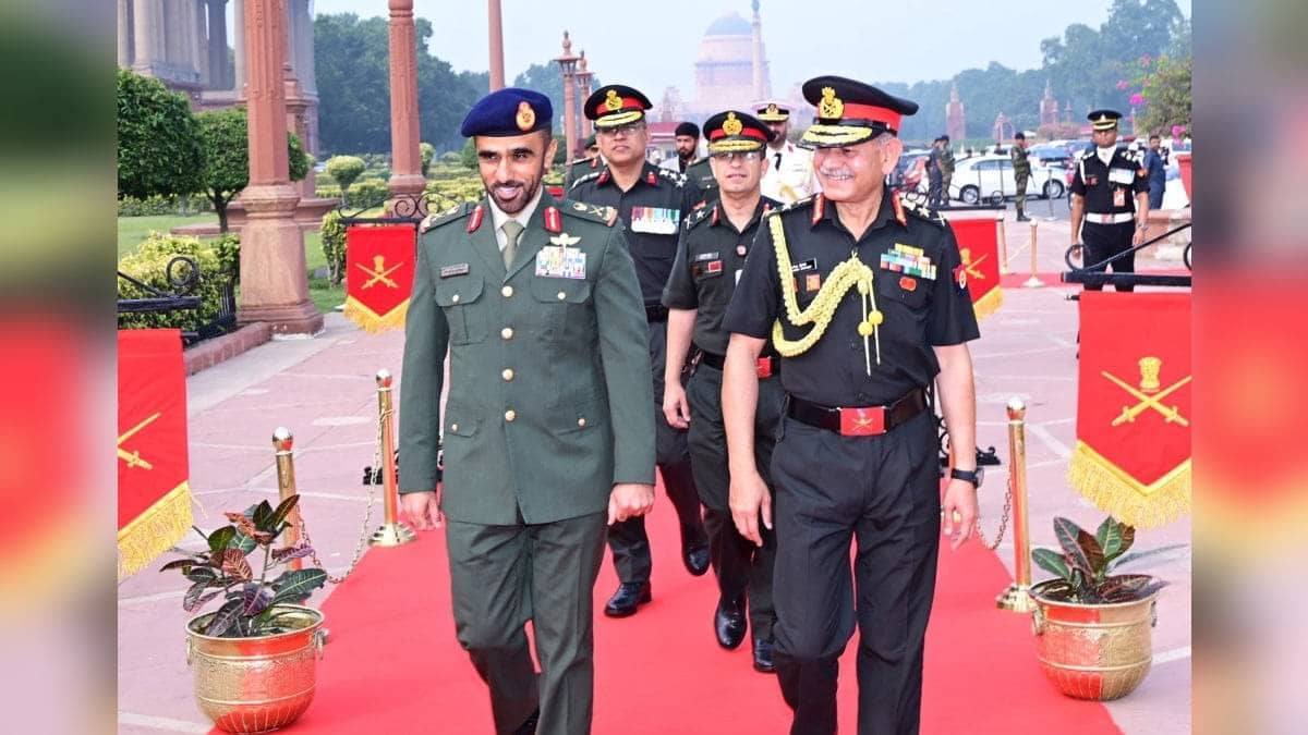 UAE Land Forces Commander Arrives In India To Deepen Defence Ties