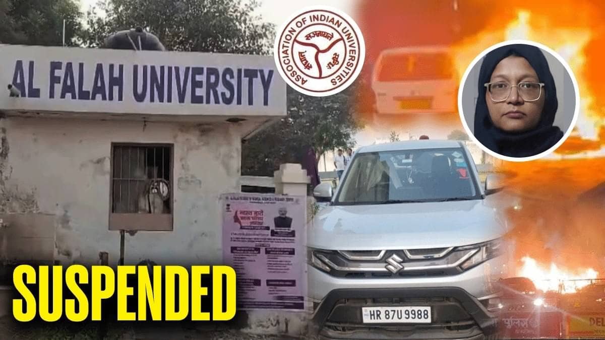 Al-Falah University Membership Suspended by AIU After Delhi Blast Conspirator’s Car Found on Campus