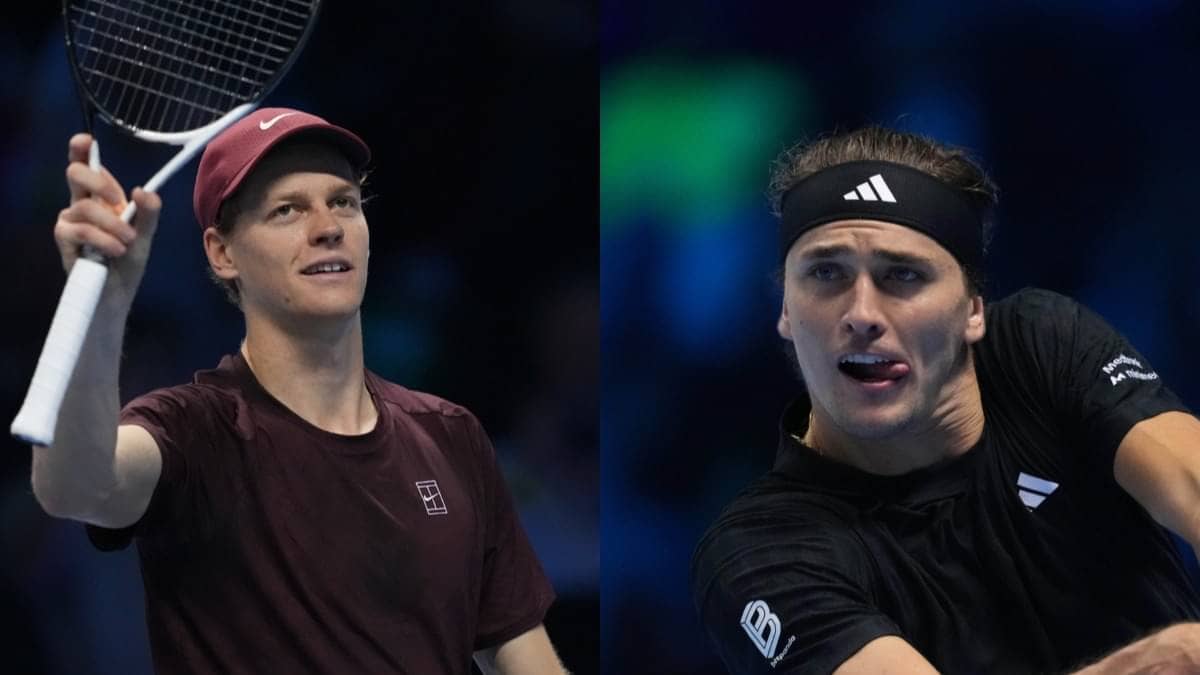 Jannik Sinner vs Alexander Zverev Live Streaming: When And Where To Watch The ATP Finals Match Live In India?