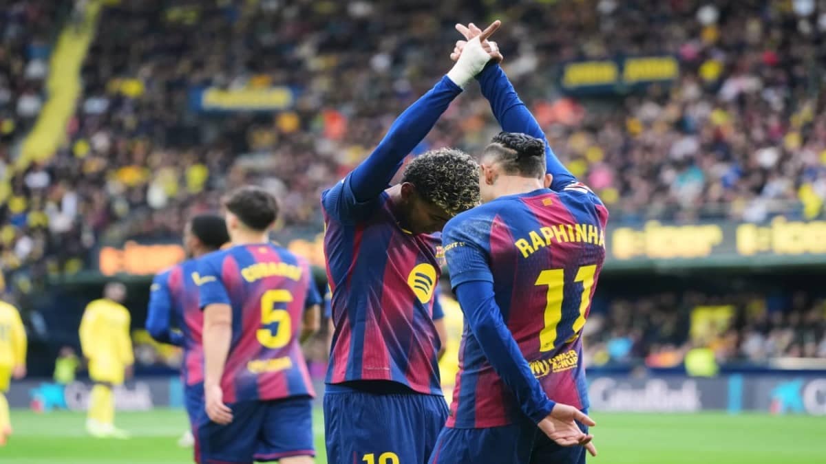 Raphinha And Lamine Yamal Score As La Liga leader Barcelona Beat Villarreal