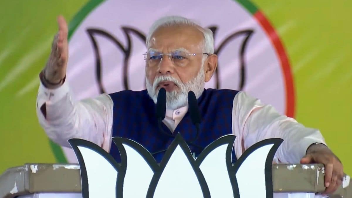 Congress Carrying Pakistan’s Agenda Inside Jammu and Kashmir Assembly: PM Modi In Nanded