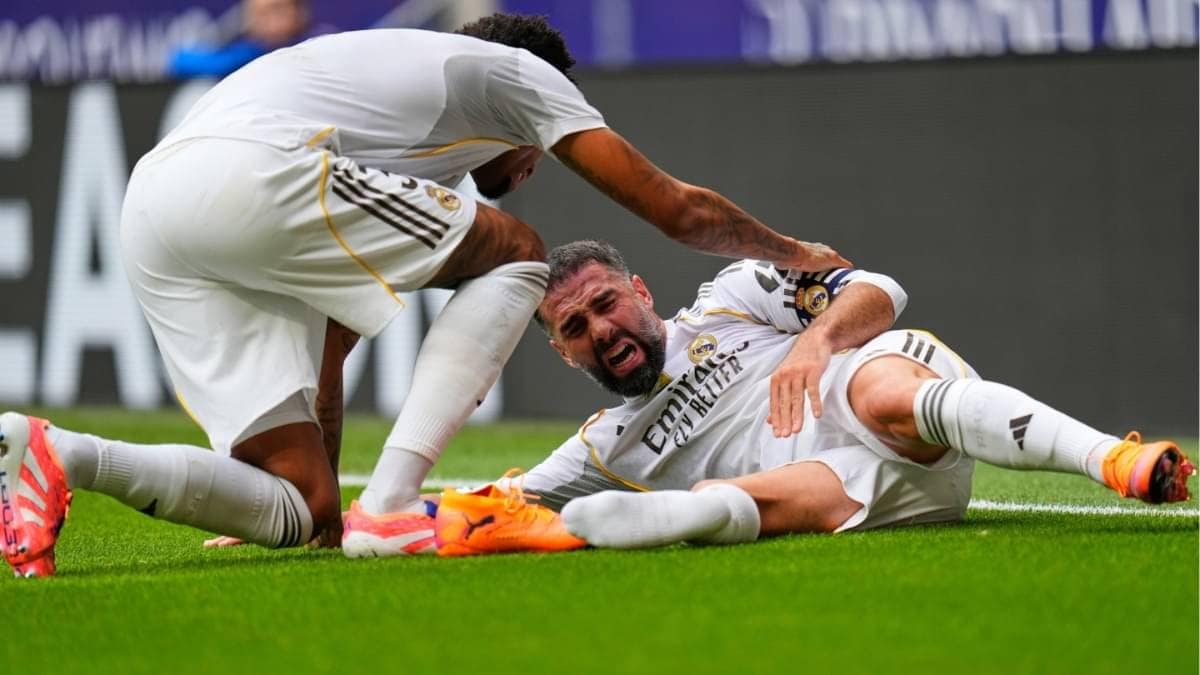 Major Blow For Real Madrid As Dani Carvajal Sustains Injury During 5-2 Defeat Against Atletico Madrid