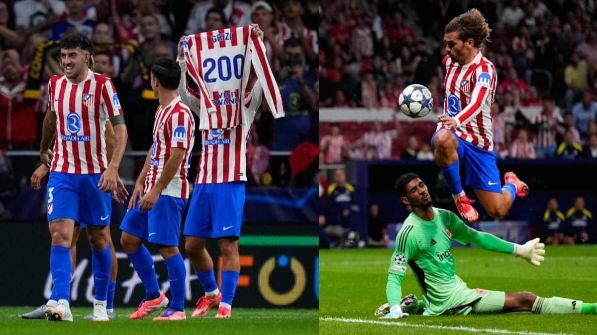 Antoine Griezmann Registers New Career Milestone As Atletico Madrid Demolish Eintracht Frankfurt In Champions League Game