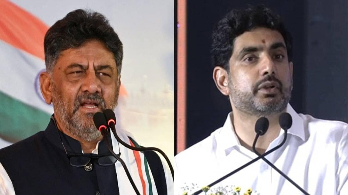 “Neighbours Already Feeling the Burn”: Andhra Minister Nara Lokesh Takes Veiled Jibe at DK Shivakumar Over Google AI Hub
