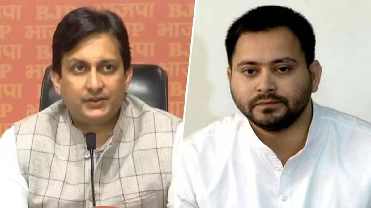 ‘People Who Failed in the 9th Grade’: BJP Takes Dig At Tejashwi Yadav, Calls Mahagathbandhan Bihar Poll Manifesto ‘Bunch of Lies’