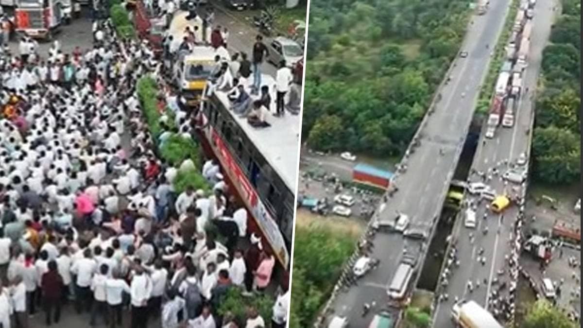 Seeking Loan Waiver, Farmers Block Highways & Launch ‘Rail Roko’ Movement in Nagpur