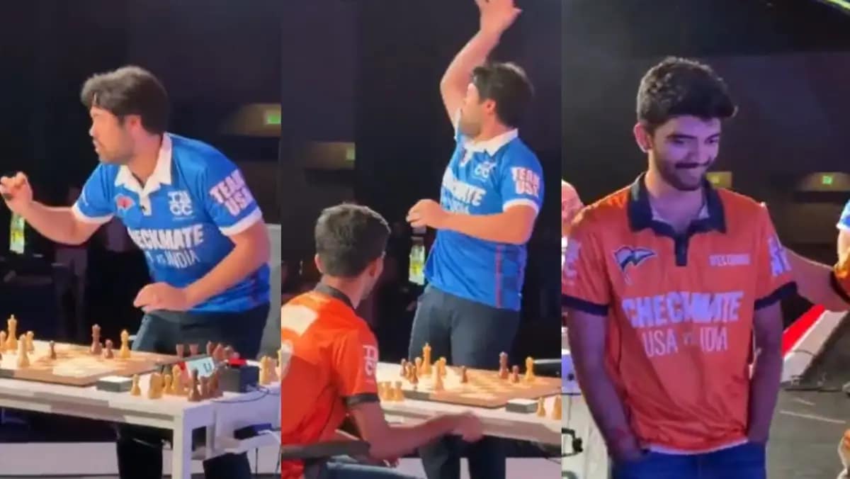 ‘Bad Sportsmanship’: Hikaru Nakamura Receives Huge Backlash For Throwing D Gukesh’s King Into Crowd During India vs USA Checkmate Event