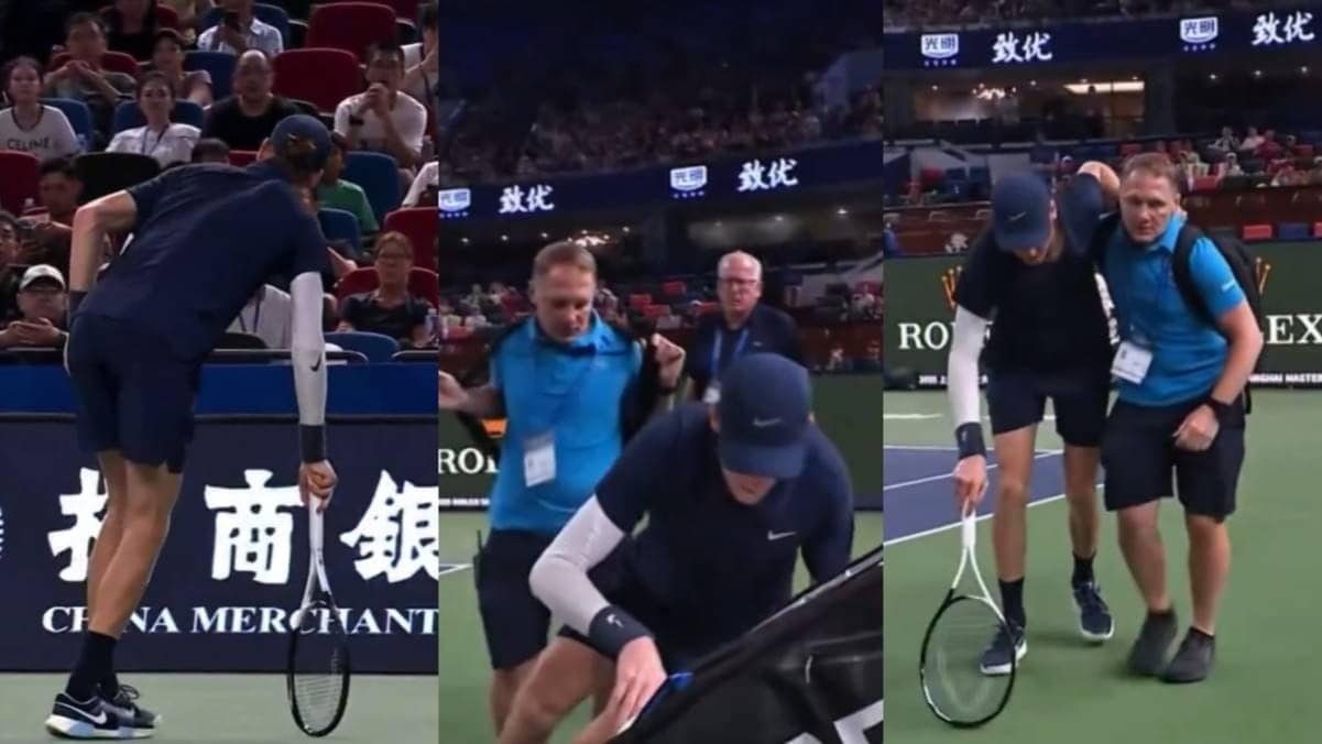 WATCH | Jannik Sinner’s Painful Walk to His Chair Before Retiring From Match in Shanghai Will Make Your Heartbreak