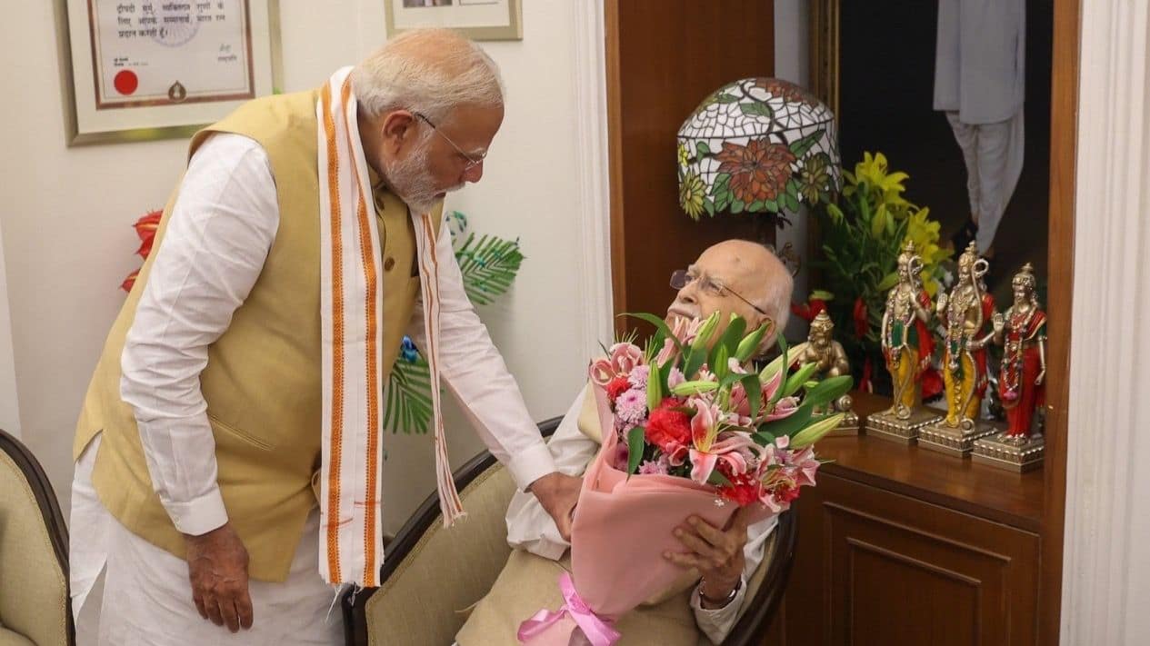 A Wish From PM Modi On Lal Krishna Advani’s 97th Birthday, Says ‘Fortunate To Have…’