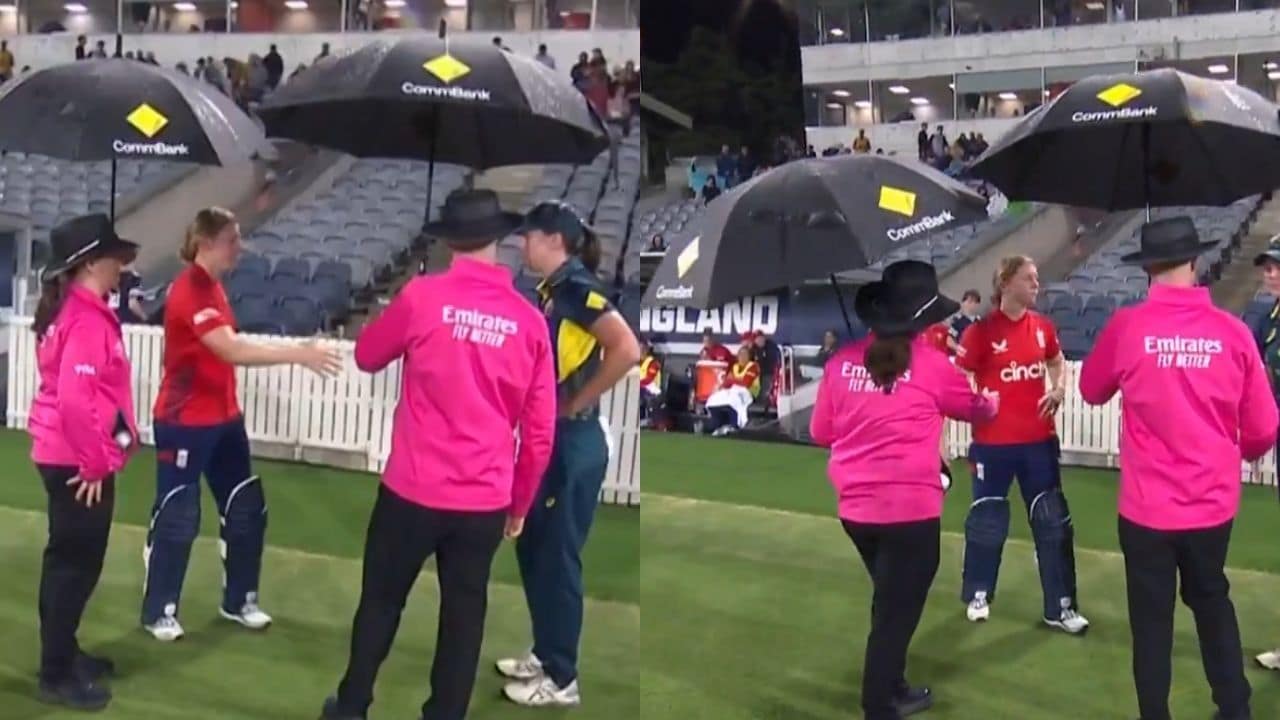 Watch: ‘DISGUSTED’ Heather Knight Refuses To Shake Hands With Umpires After Rain Favours Australia In AUS-W vs ENG-W 2nd T20I