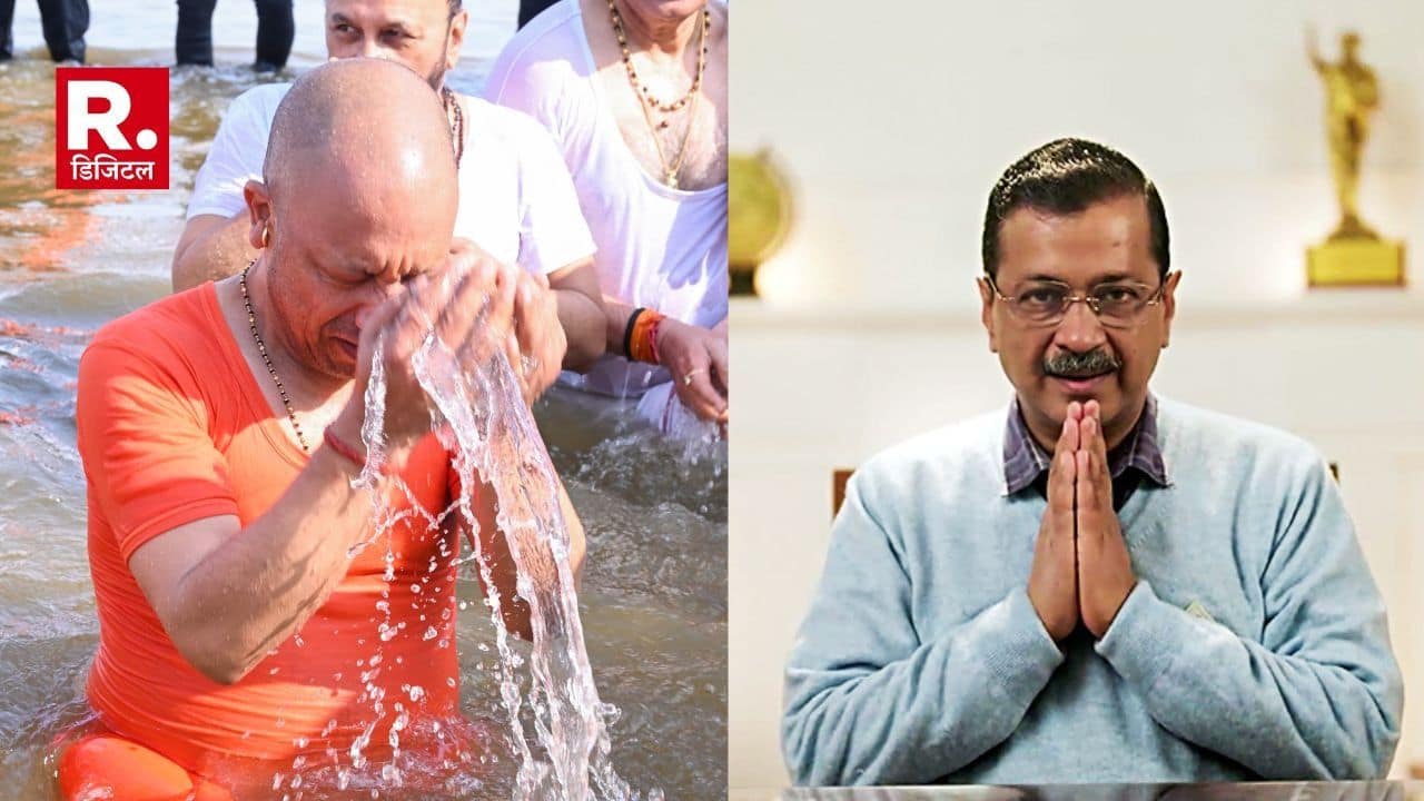 I Took Holy Dip In Sangam During Mahakumbh But Can You Bathe In Yamuna: CM Yogi Challenges Arvind Kejriwal