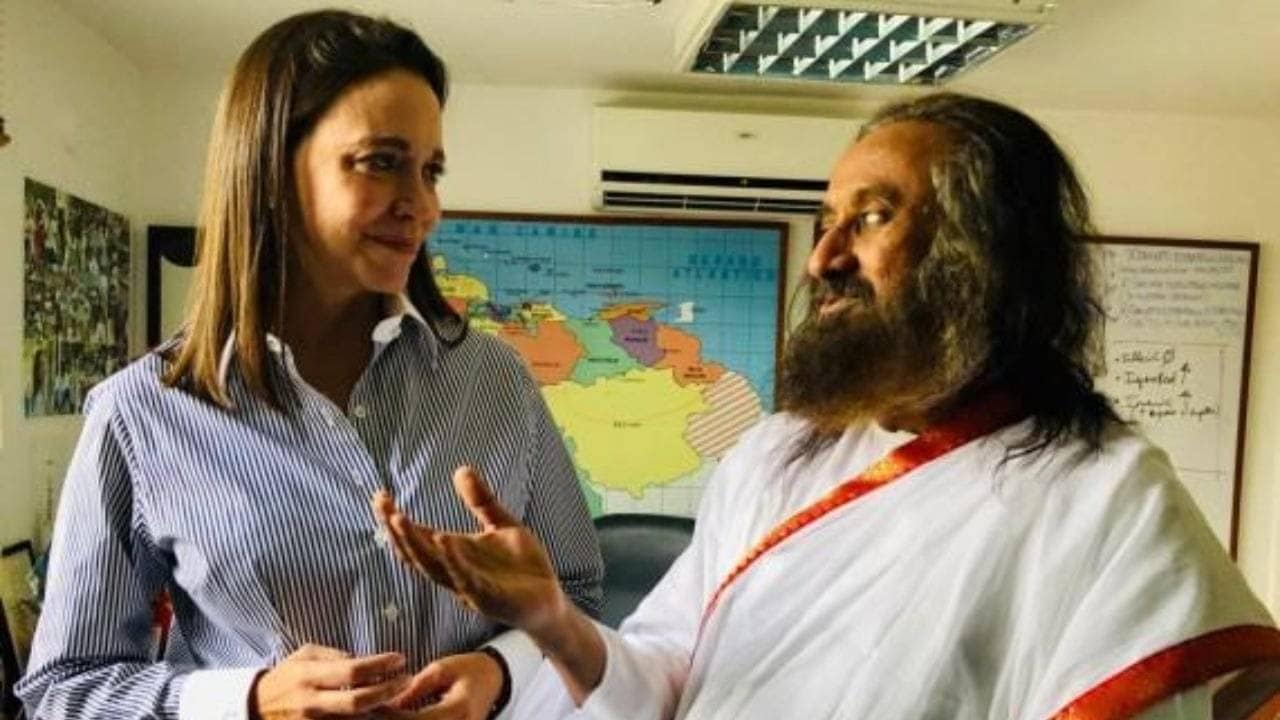 Sri Sri Ravi Shankar Congratulates María Corina Machado for Her Historic Nobel Peace Prize Win
