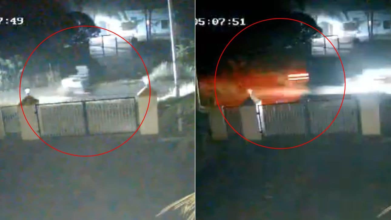 Karnataka Hit-And-Run: Congress Leader’s Son Crushes Biker With Speeding Car in Udupi | VIDEO