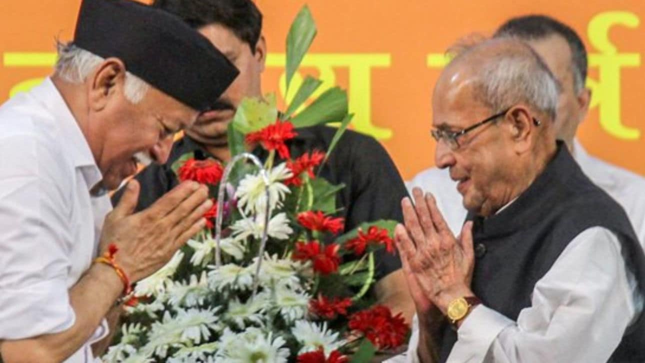 When Pranab Mukherjee told Mohan Bhagwat that India’s Constitution is ‘Most Secular’ in World