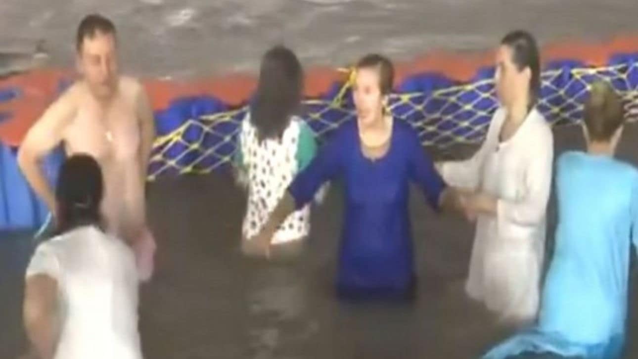 Foreign Devotees Take Holy Dip in the Triveni Sangam as 45-Day-Long Maha Kumbh Begins