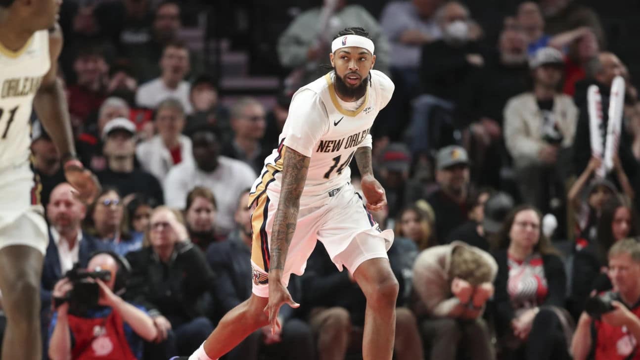 Brandon Ingram hits game-winner to earn Pelicans 105-103 come-from-behind win over Trail Blazers