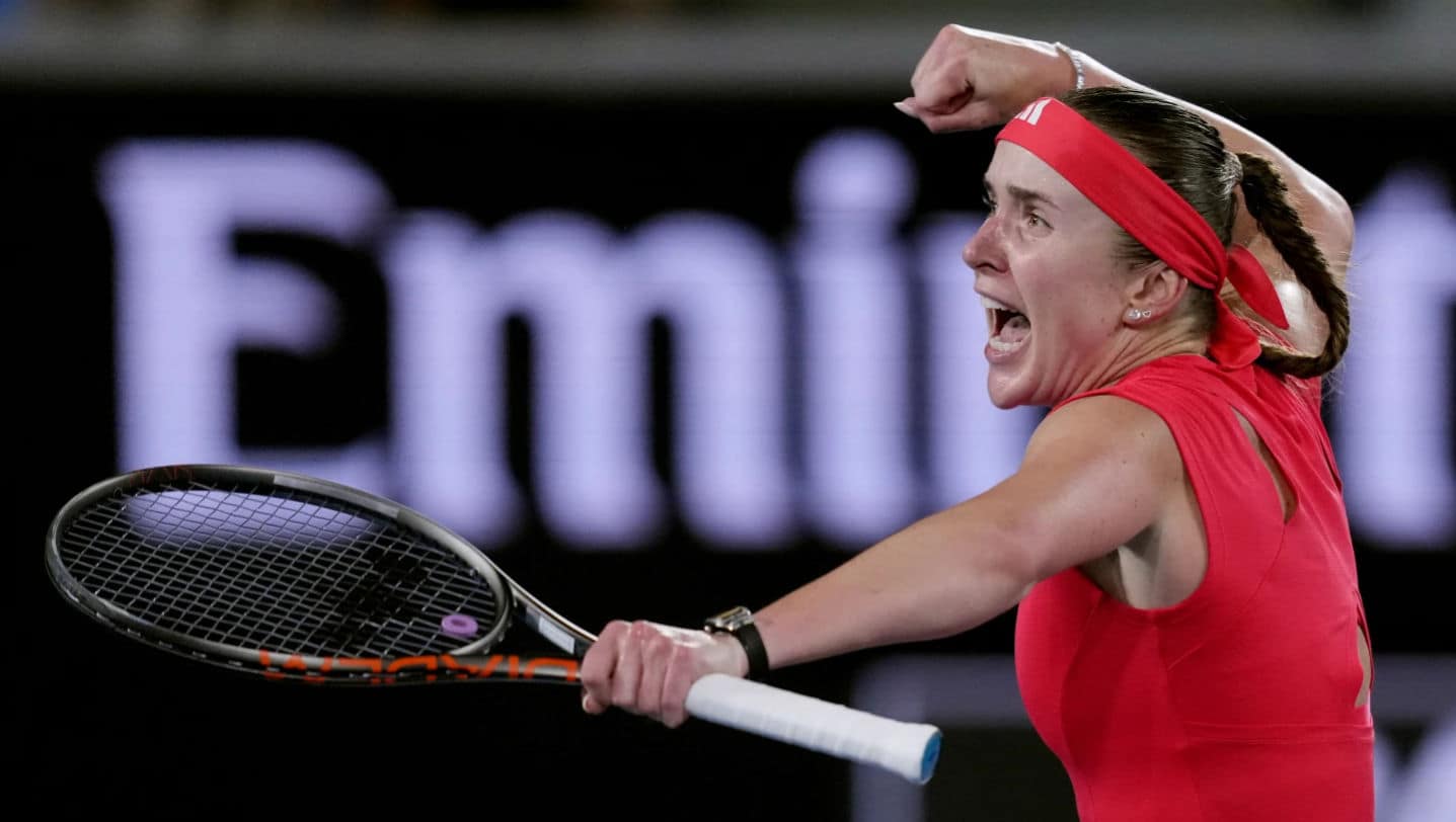 Wife-and-husband Duo Elina Svitolina And Gael Monfils Win On The Same Court At The Australian Open