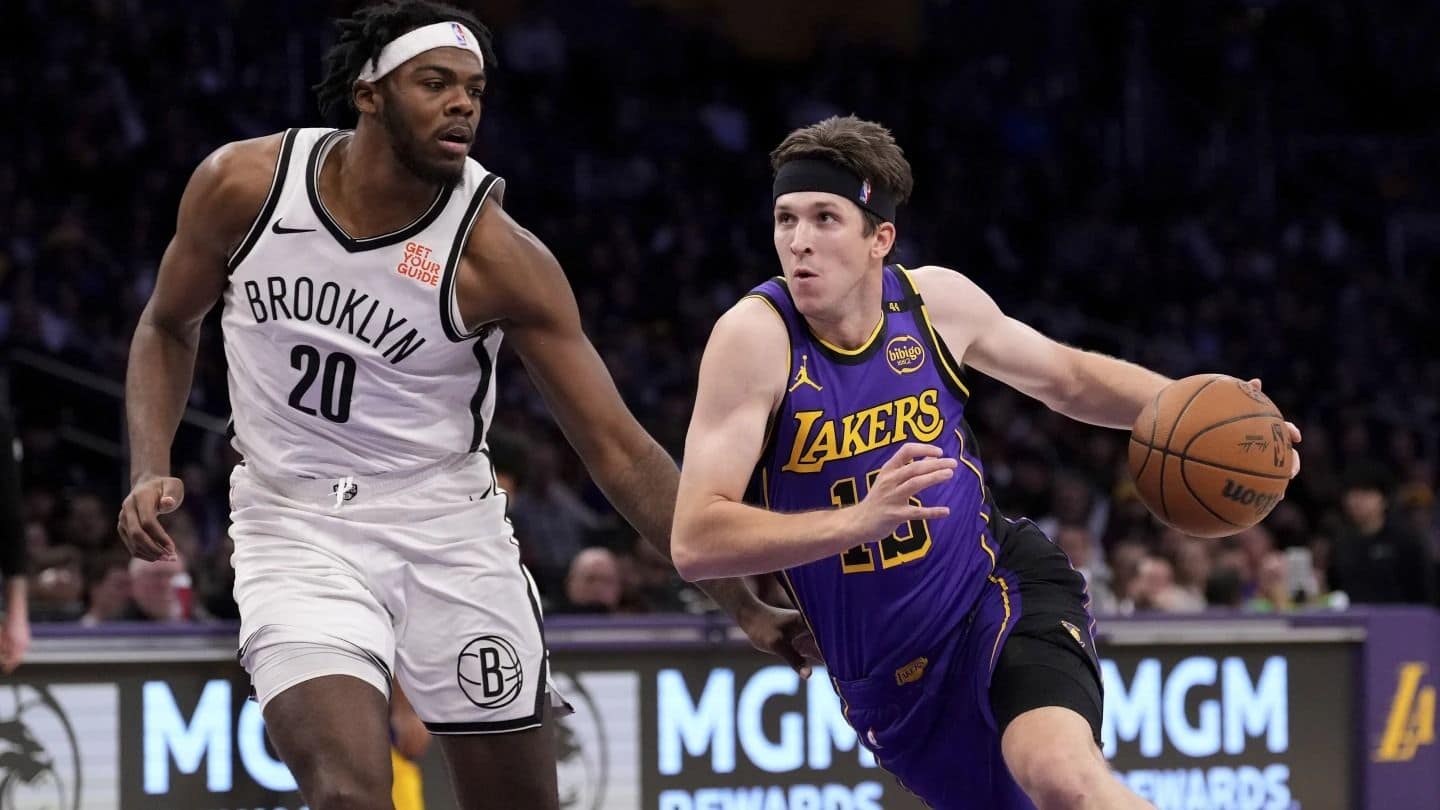 Austin Reaves Scores A Career-high 38 Points As Lakers Hold On For 102-101 Victory Over Nets