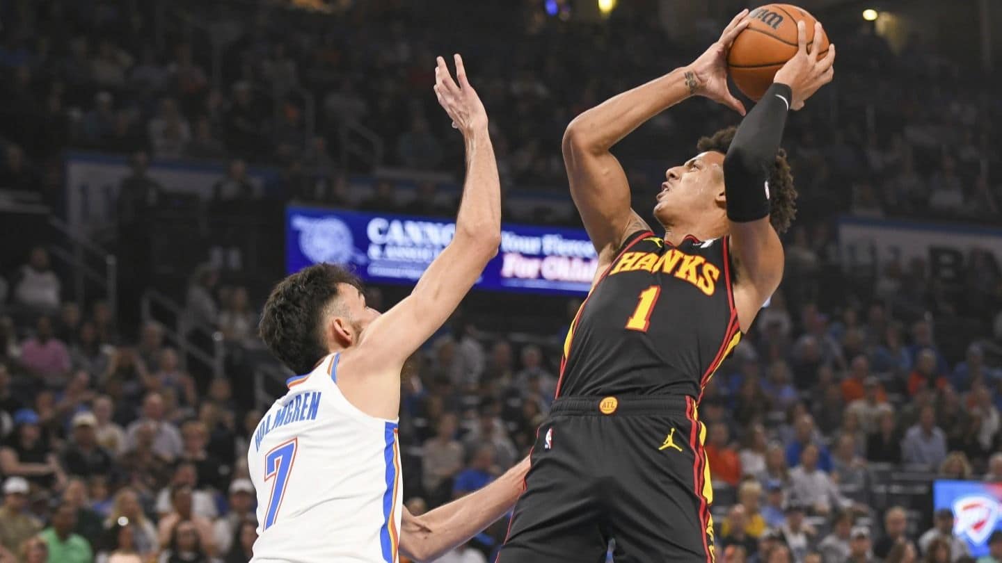 Gilgeous-Alexander’s 35 points help Thunder pull away for 128-104 win over Hawks