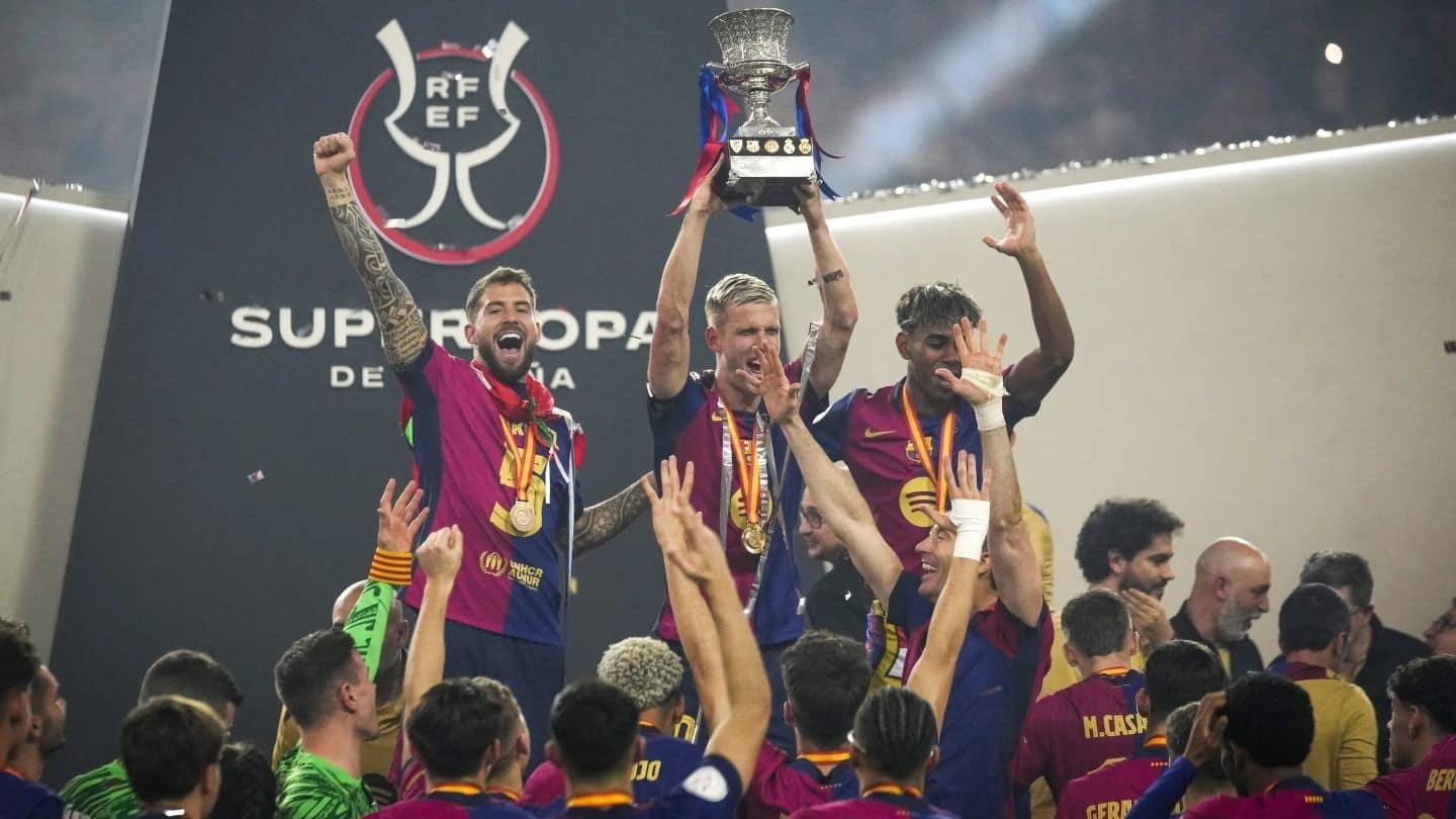 Barcelona Run Riot In Saudi Arabia, Thrash Real Madrid 5-2 To Win The El Clasico And Spanish Super Cup