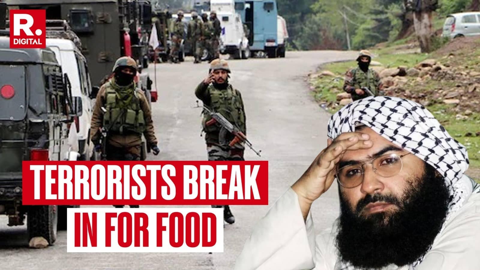 Jaish-e-Mohammed Terrorists Barge Into J-K Civilian Home for Food; Search Operation Underway