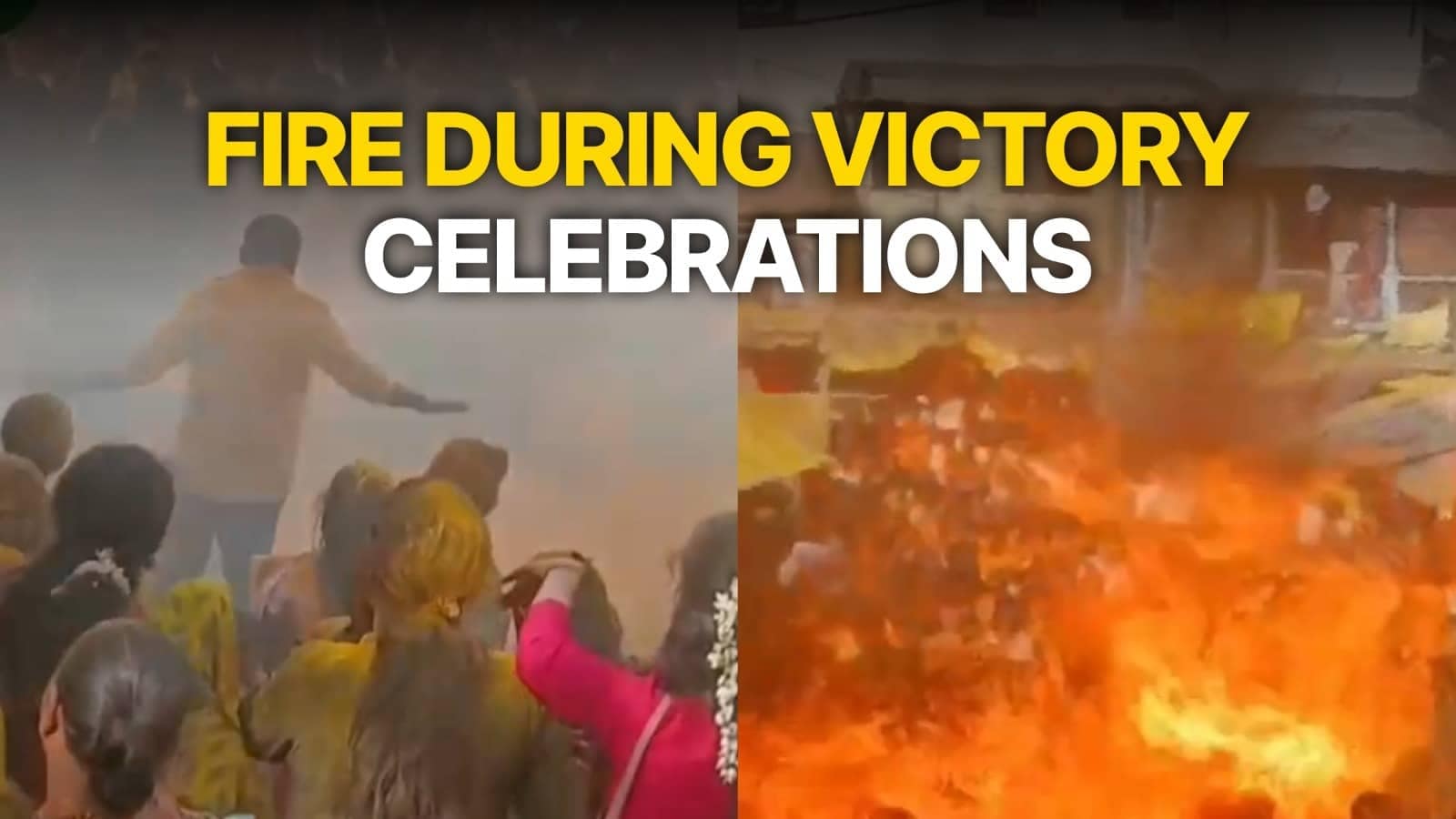 Maharashtra: 16, including NCP-Ajit Pawar Faction Workers, Injured As Fire Breaks Out During Local Poll Victory Celebrations Near Jejuri Temple