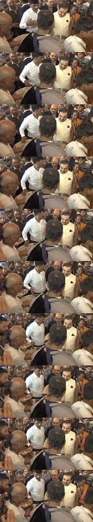 Gautam Adani at Maha Kumbh, Offers Seva at ISKCON Camp in Prayagraj | VIDEO