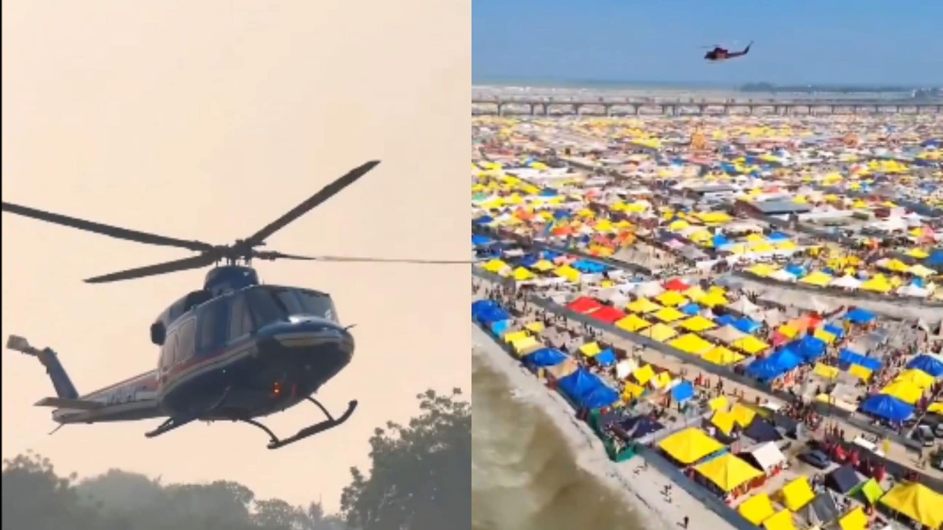 UP Tourism Halve Helicopter Ride Price Over Maha Kumbh