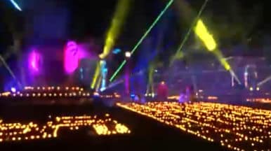 Delhi Deepotsav 2024: Laser Show Organised at Vasudev Ghat | WATCH