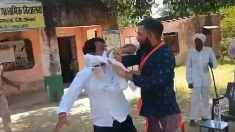 WATCH: Independent Candidate Slaps SDM Outside Polling Booth Amid By-election in Deoli-Uniara