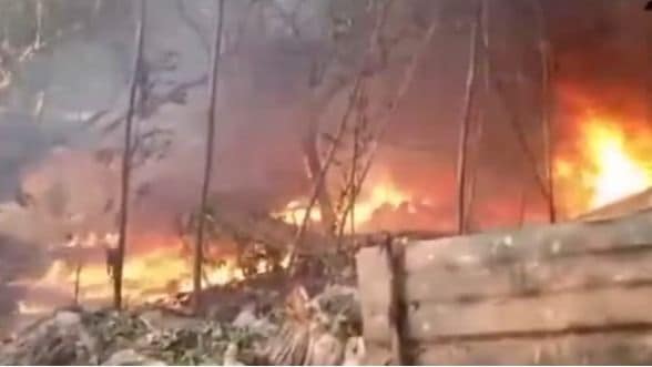 Fire Breaks Out in South Kolkata Market