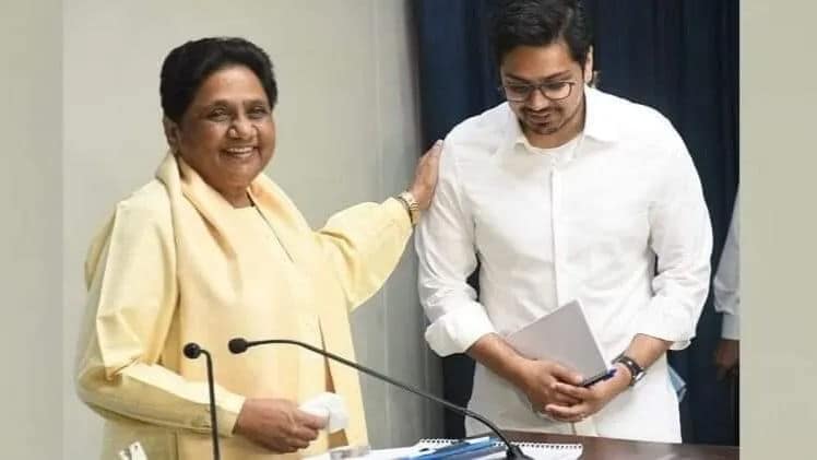 Mayawati’s Nephew Introduced at Party Meeting, Fuels Political Debut Speculations