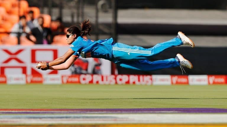 ‘Best Fielder in Women’s Cricket’: Radha Yadav Takes A Stunning Flying Catch To Stun The World