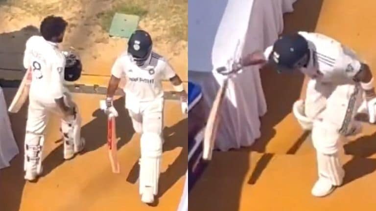 Virat Kohli Smashes Ice Box With His Bat In Anger After Losing Wicket In 2nd Test – WATCH
