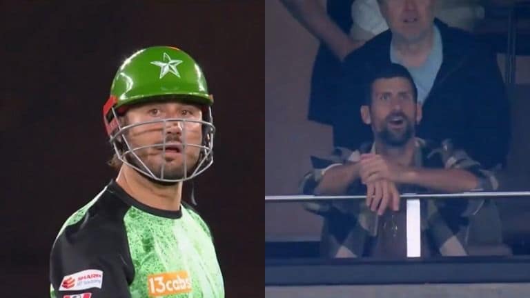 ‘Djokovic Can’t Believe It’: Marcus Stoinis Gets Caught in Most Astonishing Way, Leaves Novak Djokovic in Shock